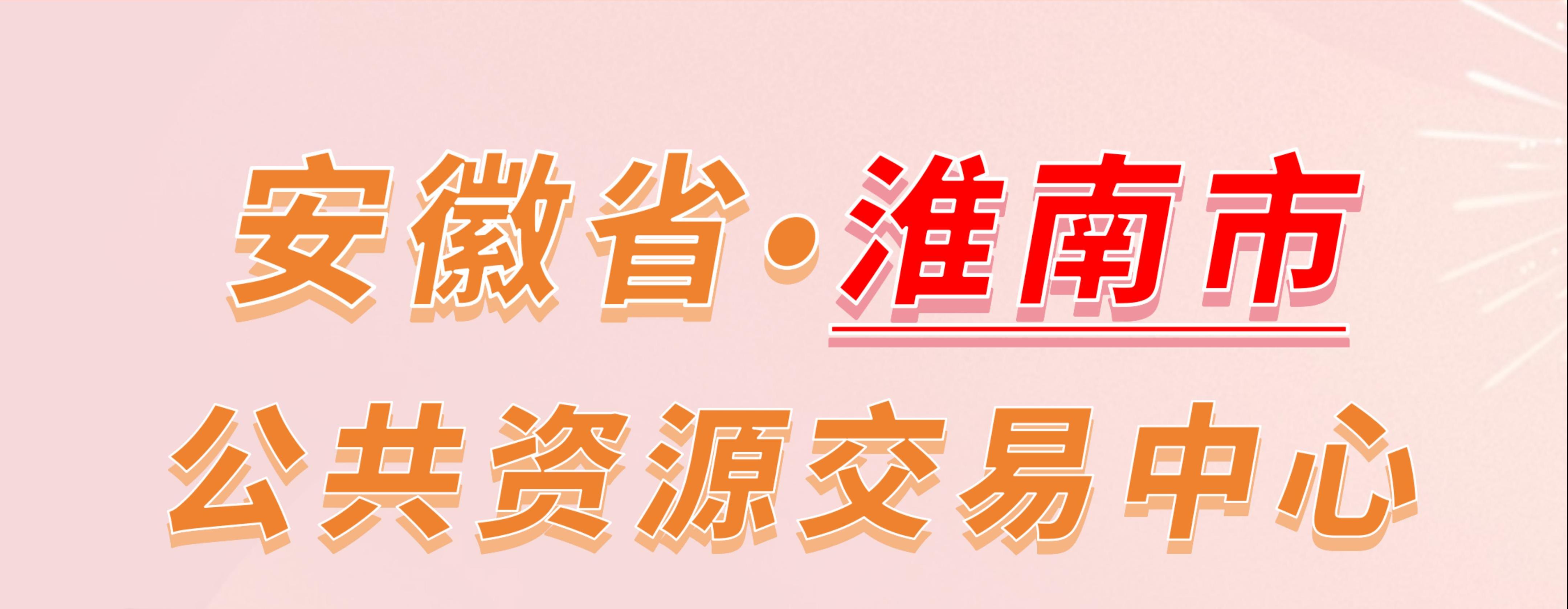 安徽省淮南市公共资源交易中心电子投标流程