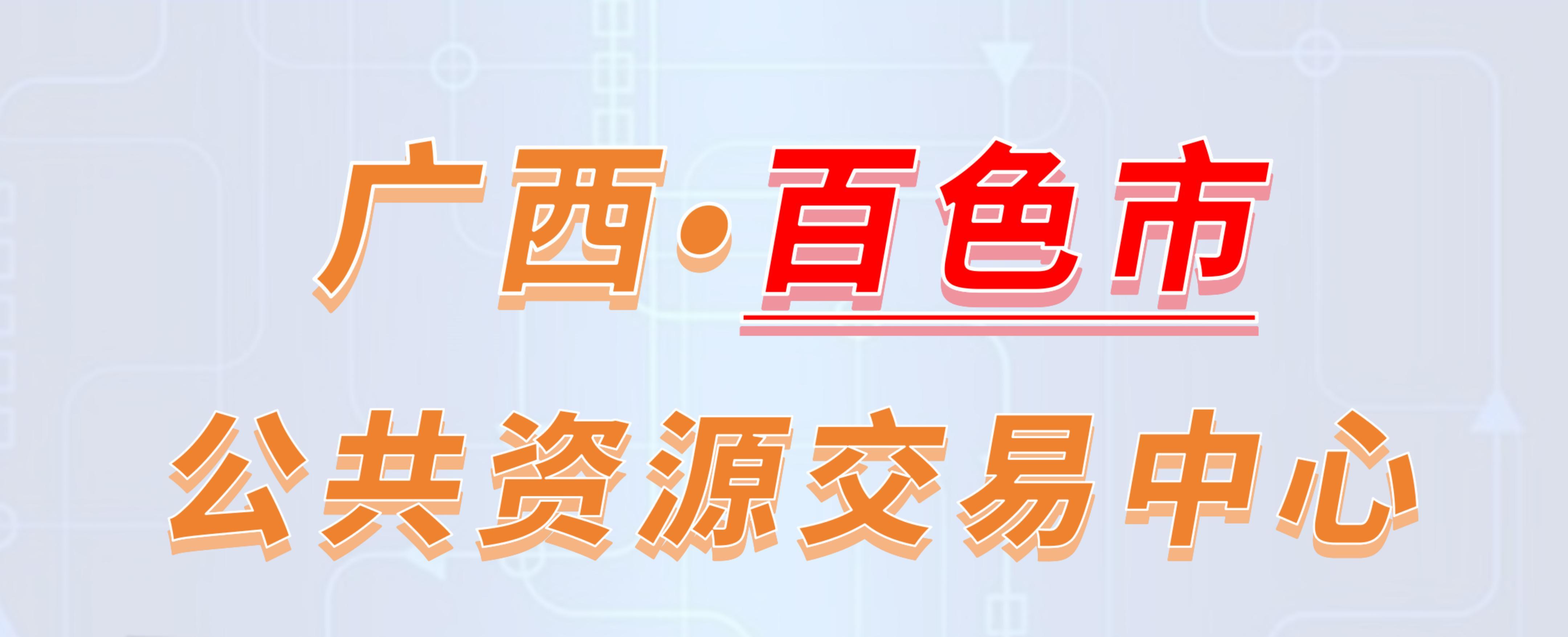 广西百色市公共资源交易中心电子投标流程