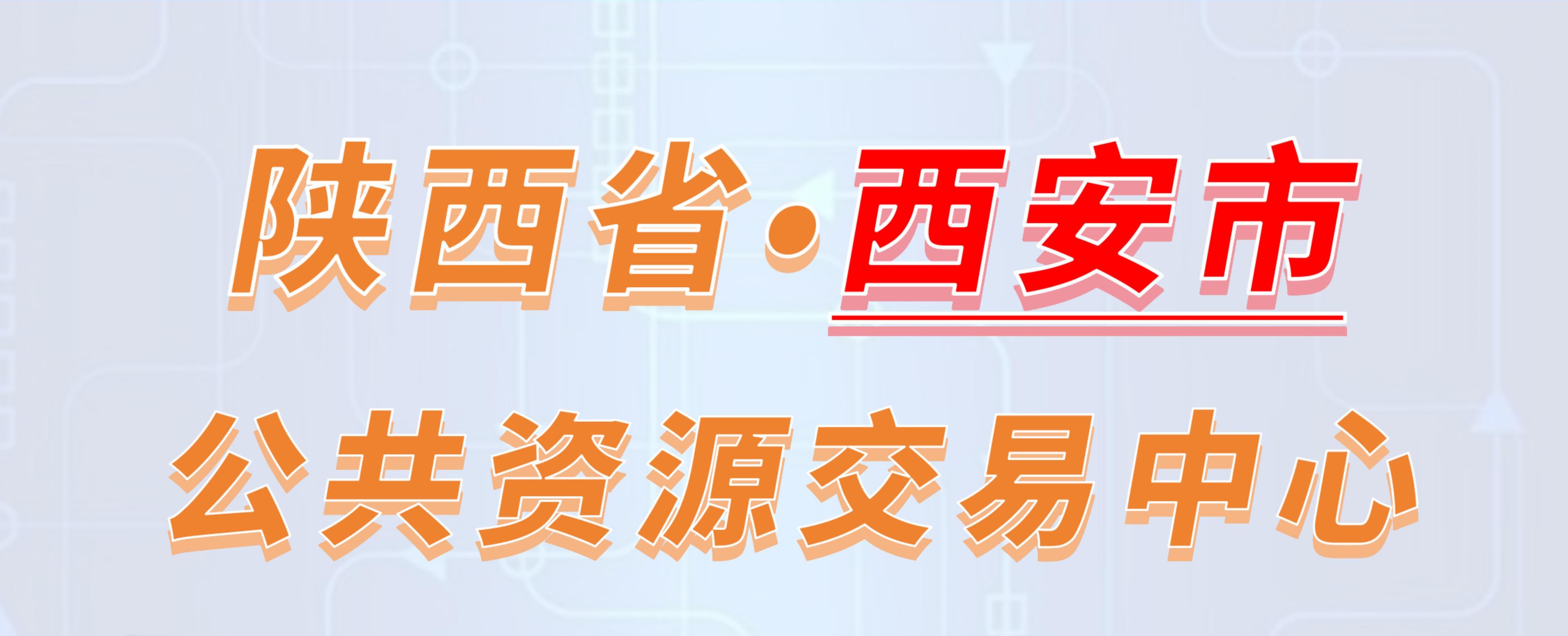 陕西省西安市公共资源交易中心电子投标流程