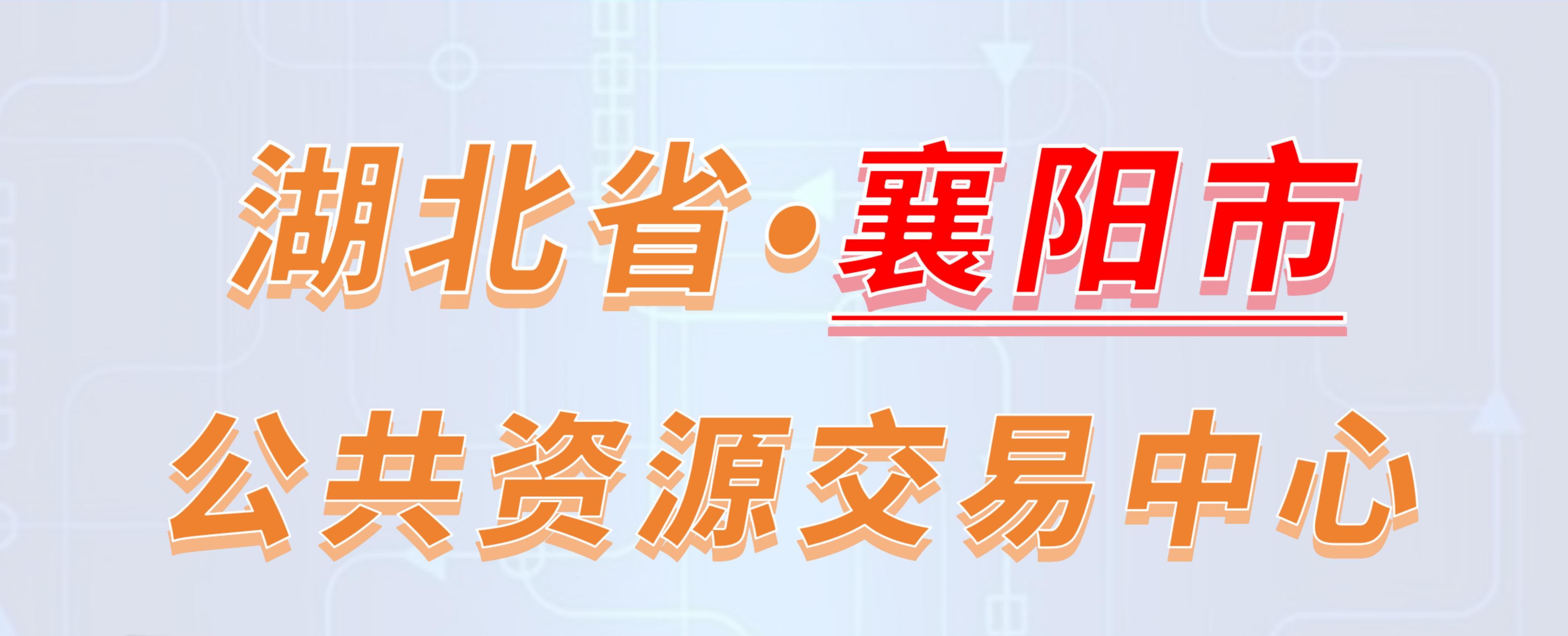 湖北省襄阳市公共资源交易中心电子投标流程