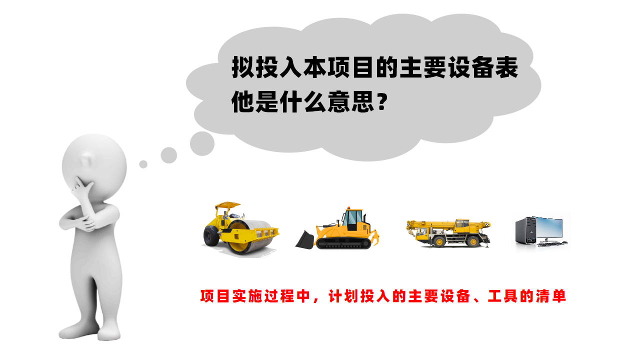 拟投入本项目的主要设备表如何填写？零基础标书制作教程系列！