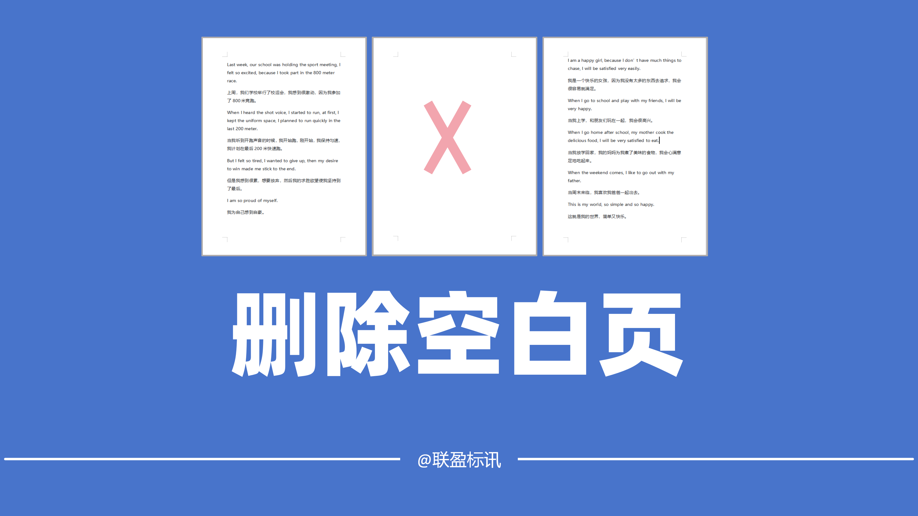 如何删除Word文档里面的空白页？标书空白页的删除方法！